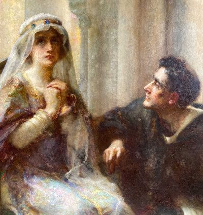 Henrietta Rae - Ellen Terry and Henry Irving in Abelard and Heloise, Lost Faith