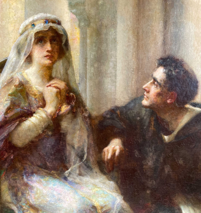 Henrietta Rae - Ellen Terry and Henry Irving in Abelard and Heloise, Lost Faith