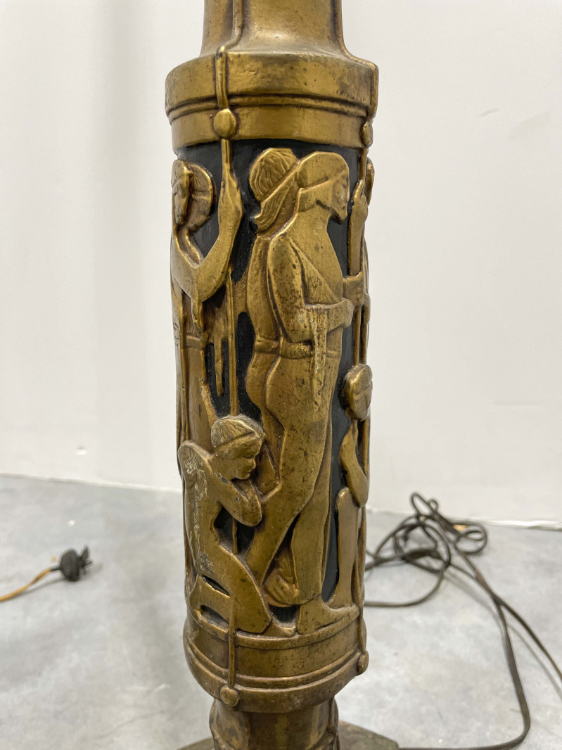 Assortment of 11 Floor Lamps, in the style of Oscar Bach and Edgar Brandt