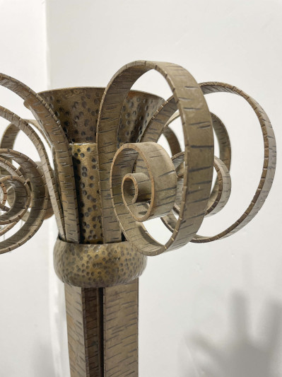 Assortment of 11 Floor Lamps, in the style of Oscar Bach and Edgar Brandt