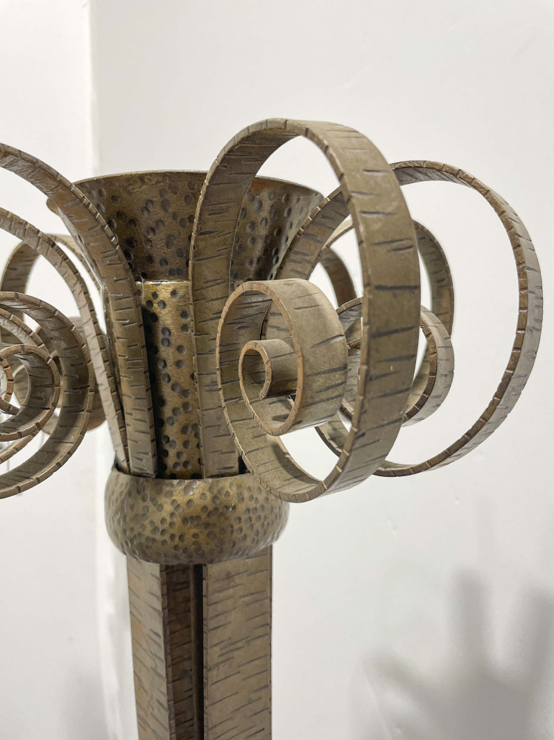Assortment of 11 Floor Lamps, in the style of Oscar Bach and Edgar Brandt