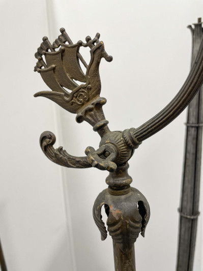 Assortment of 11 Floor Lamps, in the style of Oscar Bach and Edgar Brandt