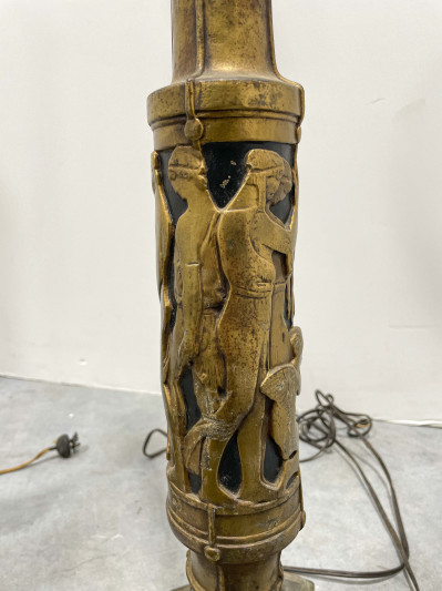 Assortment of 11 Floor Lamps, in the style of Oscar Bach and Edgar Brandt