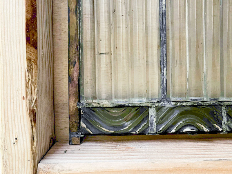 Monumental Art Deco Leaded Glass Window