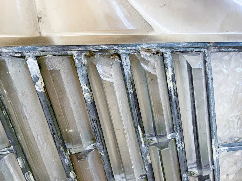 Monumental Art Deco Leaded Glass Window