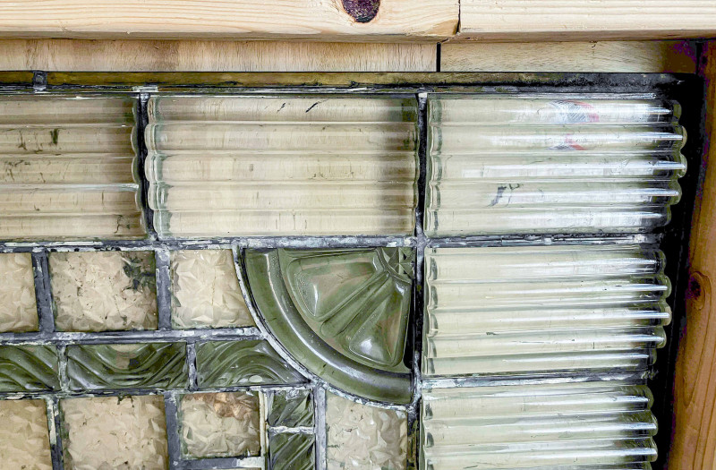 Monumental Art Deco Leaded Glass Window