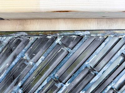 Monumental Art Deco Leaded Glass Window