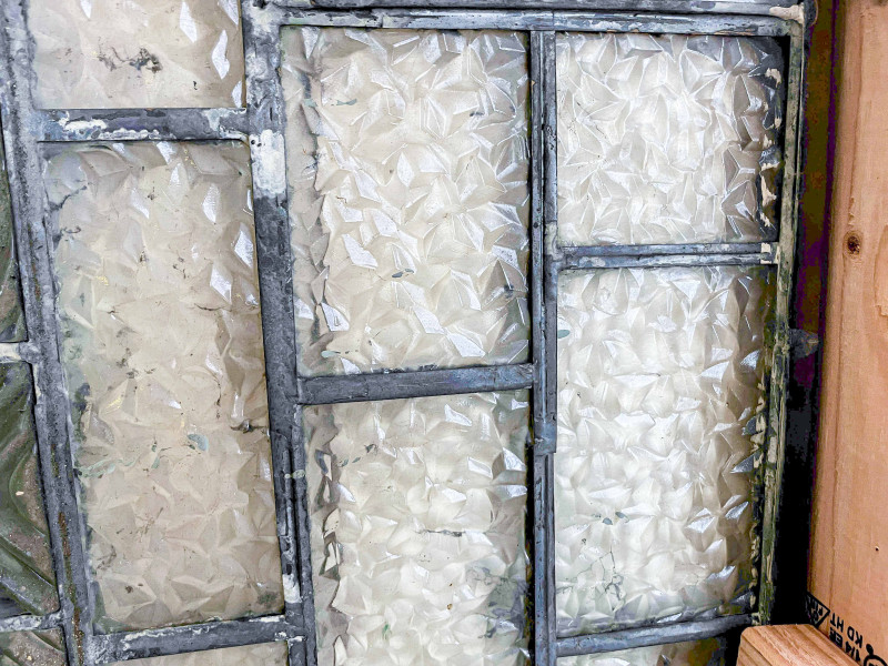 Monumental Art Deco Leaded Glass Window