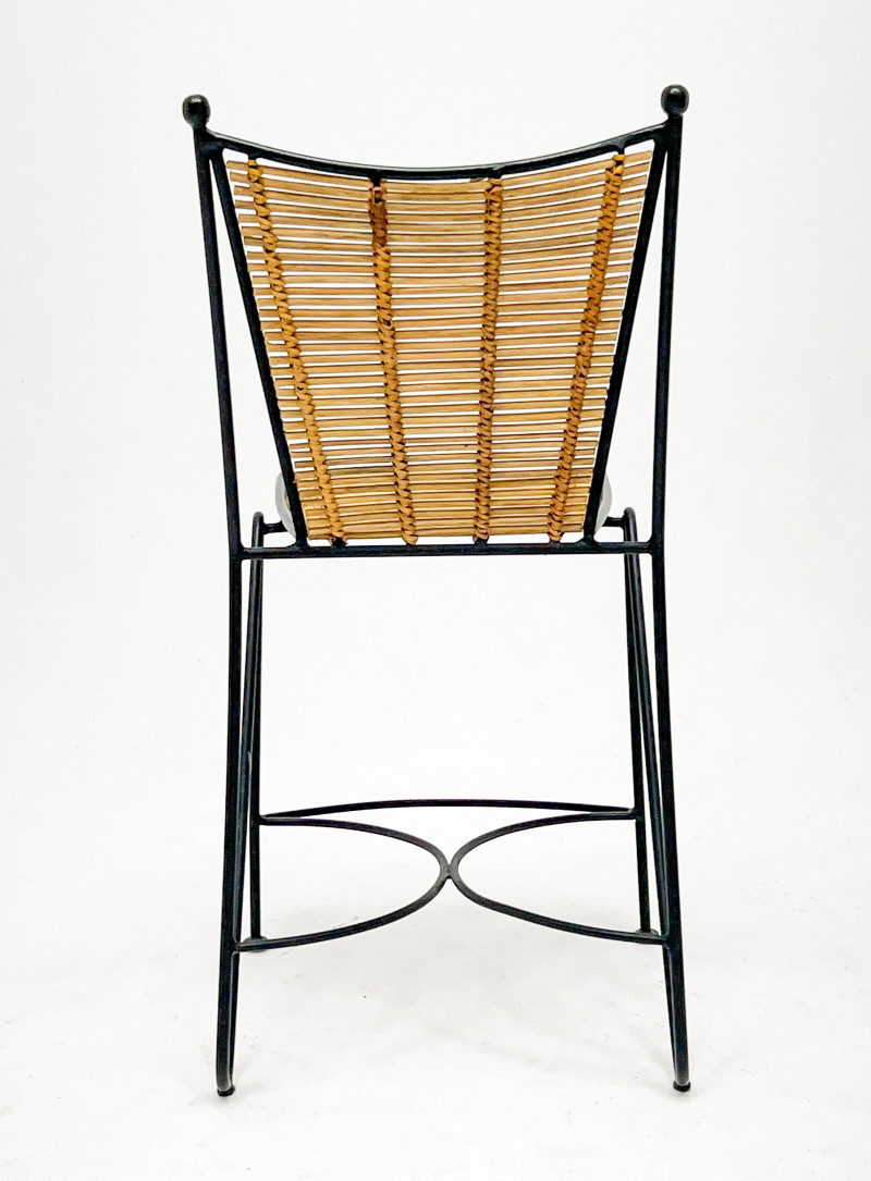 Set of 4 Pipsan Saarinen Swanson for Ficks Reed Barstools