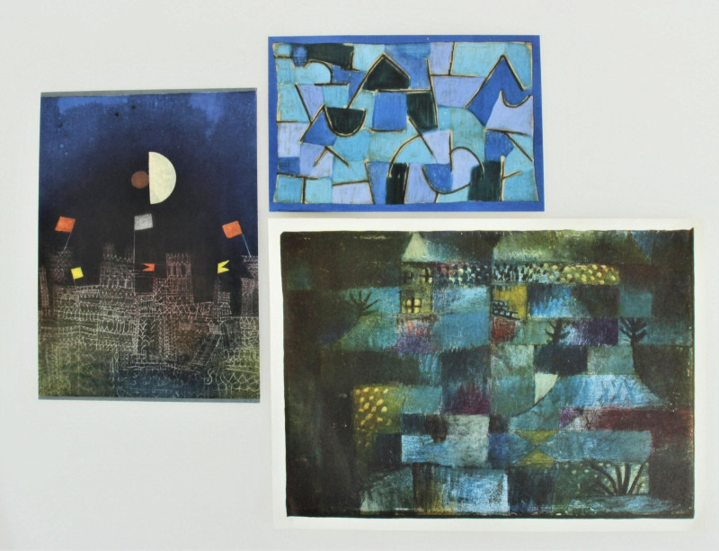 Paul Klee - Blue Tone Lithographs &amp; Collotype