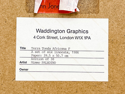 Mimmo Paladino - Leone Nella Sera, from the portfolio Terra Tonda Africana