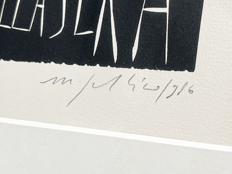 Mimmo Paladino - Leone Nella Sera, from the portfolio Terra Tonda Africana