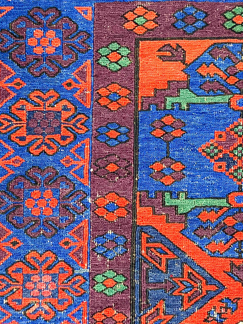 Vintage Soumak Flatweave Carpet, 12&apos; x 7&apos;