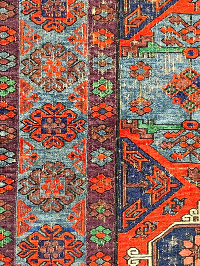 Vintage Soumak Flatweave Carpet, 12&apos; x 7&apos;