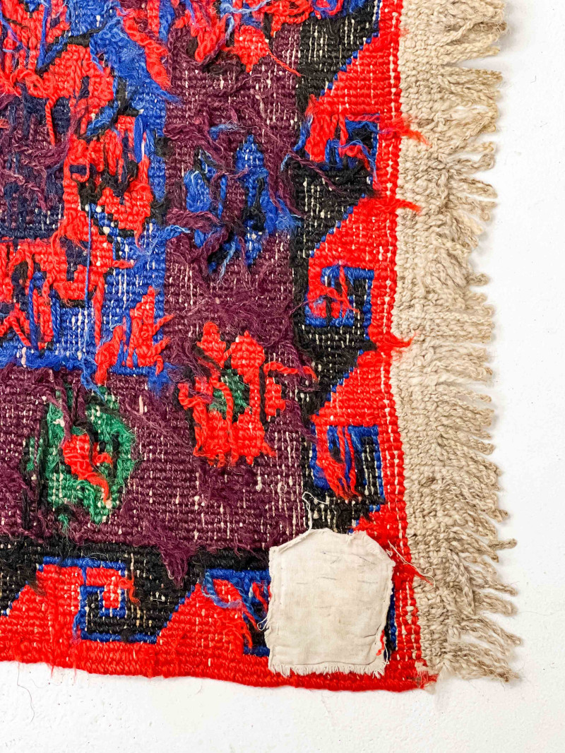 Vintage Soumak Flatweave Carpet, 12&apos; x 7&apos;