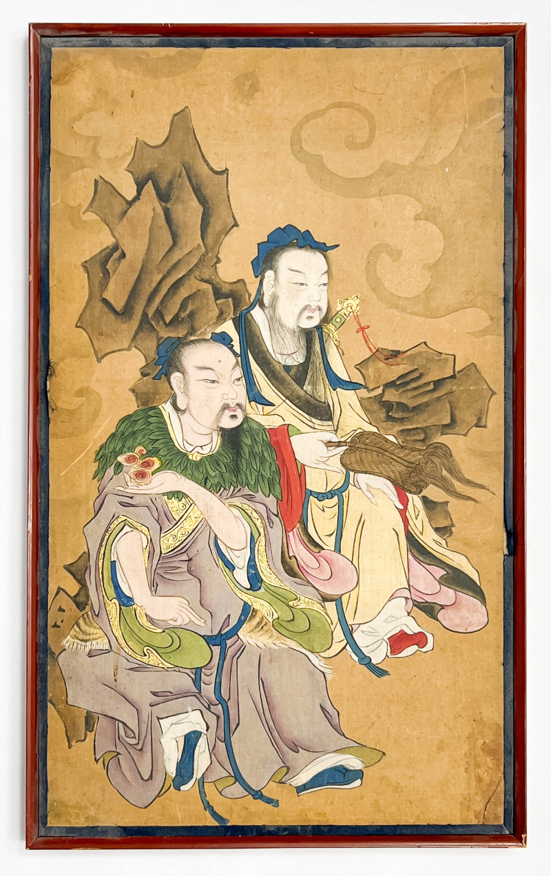 Ink and Colors on Silk Board