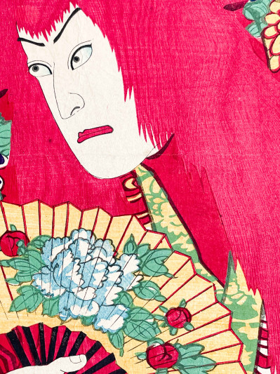 Toyohara Kunichika - Actor Dressed for the Stage