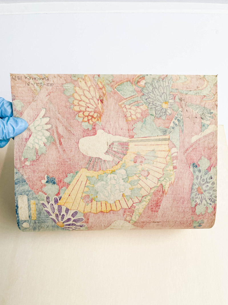 Toyohara Kunichika - Actor Dressed for the Stage