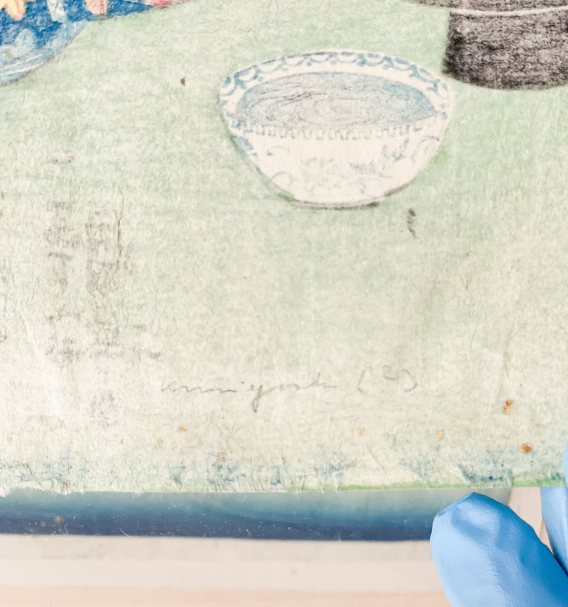 Utagawa Kuniyoshi - Lady Applying Makeup