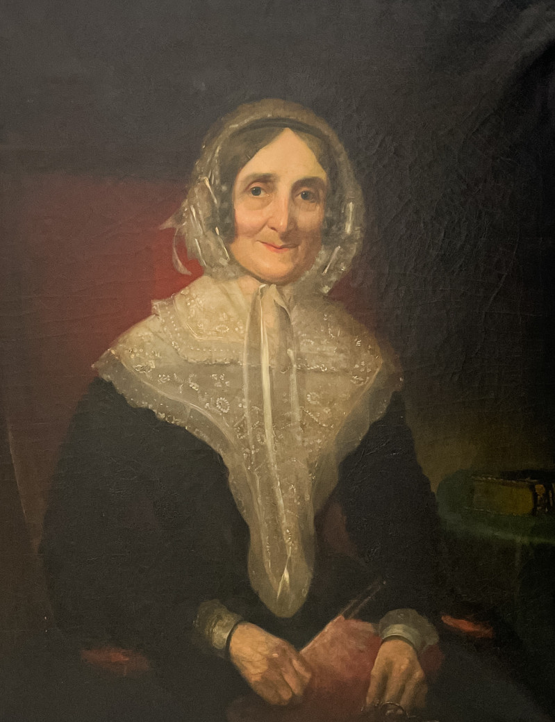 American School, Portrait of a Lady with Glasses and Book