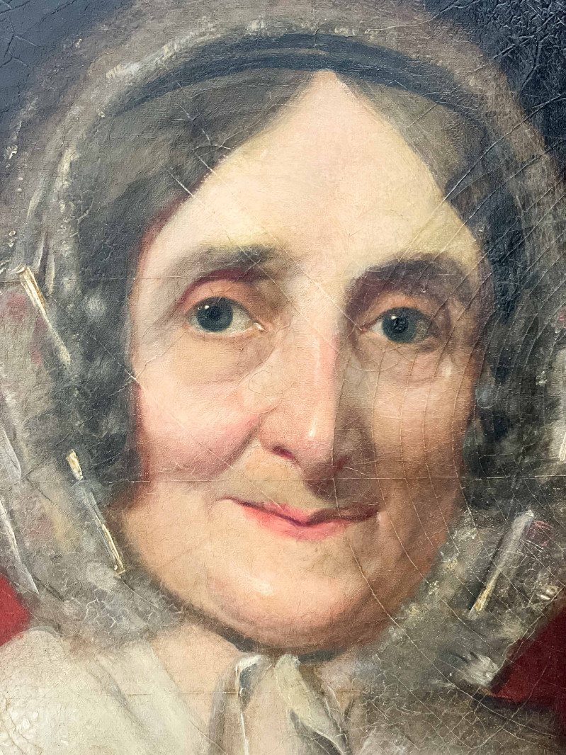 American School, Portrait of a Lady with Glasses and Book