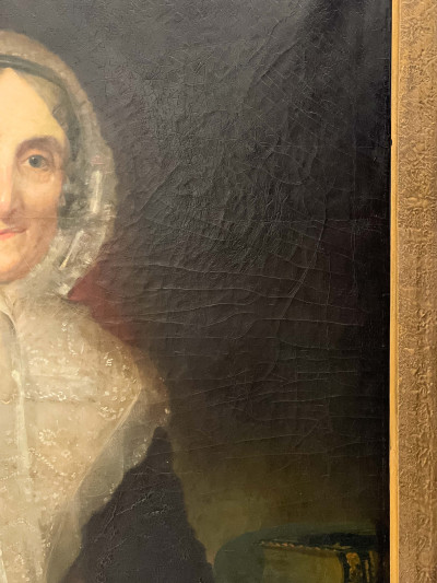 American School, Portrait of a Lady with Glasses and Book