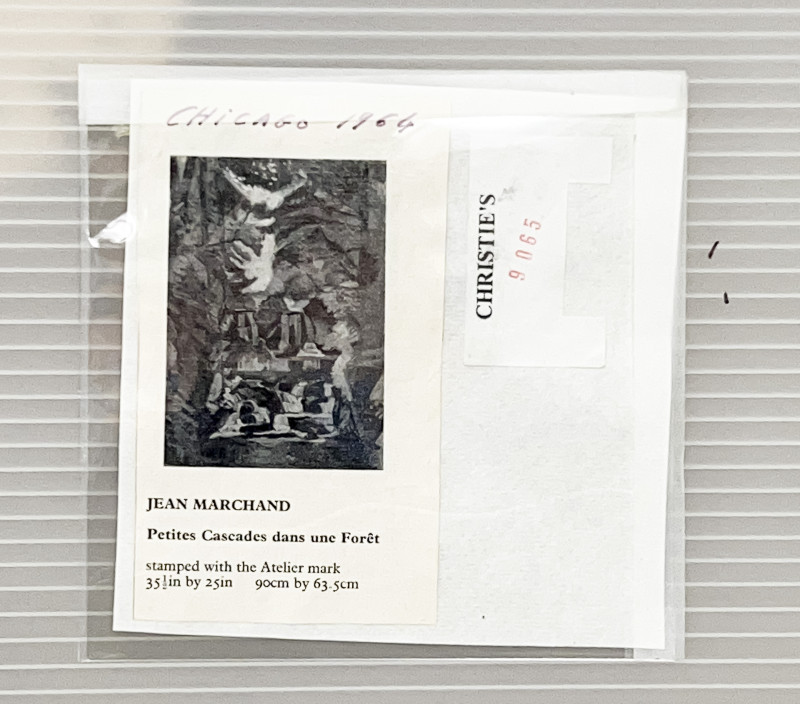 Jean Hippolyte Marchand - Petit cascade dans une Forêt (Small Waterfall in a Forest)