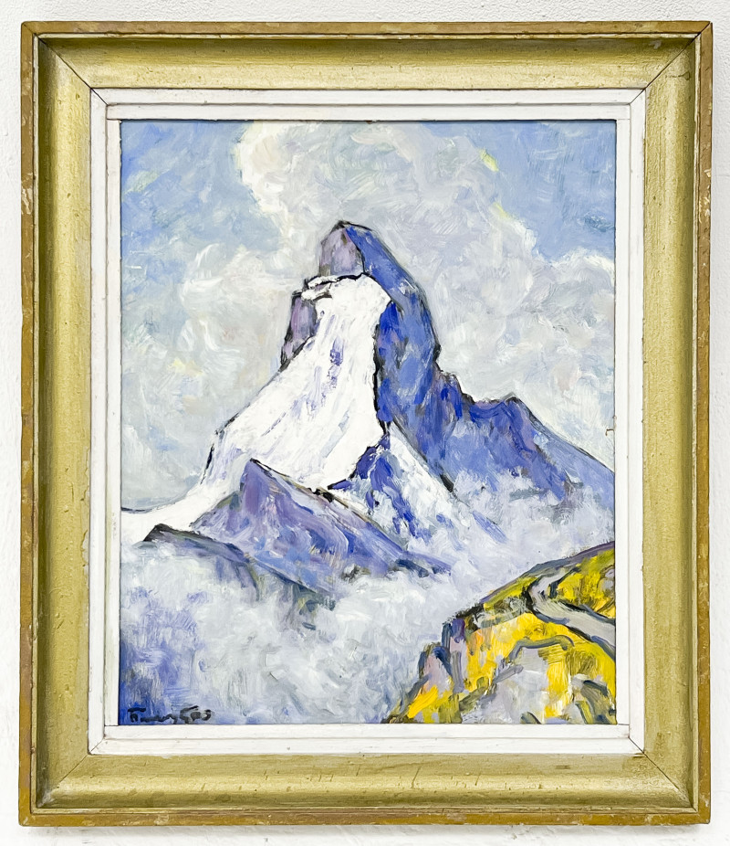 François Marc Eugène Gos - Cervin en Automne (Matterhorn in Autumn)