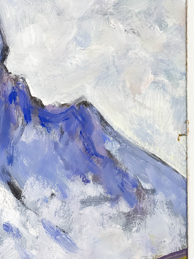 François Marc Eugène Gos - Cervin en Automne (Matterhorn in Autumn)