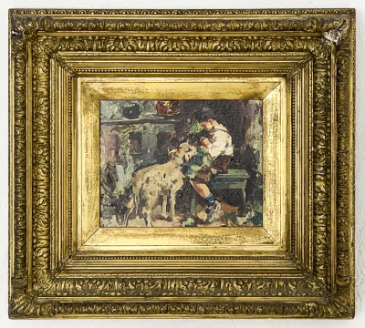 Vincenzo Irolli (attributed) - L&apos;erba alla Pecorella (The Sheep&apos;s Grass)