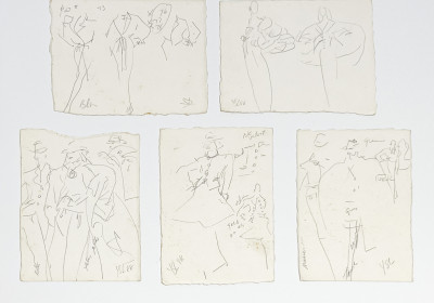 Joe Eula - Fashion Drawings for Yves Saint Laurent and Louis Féraud