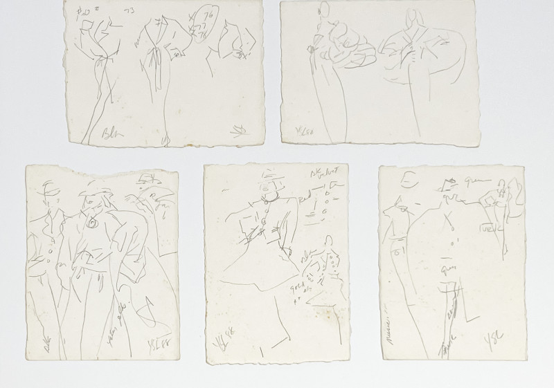 Joe Eula - Fashion Drawings for Yves Saint Laurent and Louis Féraud