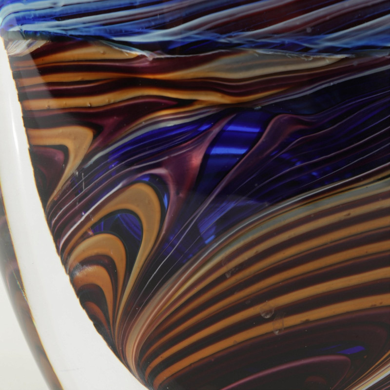 Lino Tagliapietra Style Swirl Glass Vase