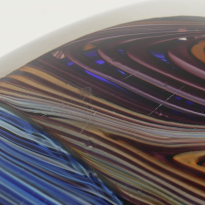 Lino Tagliapietra Style Swirl Glass Vase