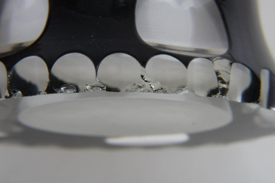 Group of Bohemian Etched &amp; Colored Glass Vases