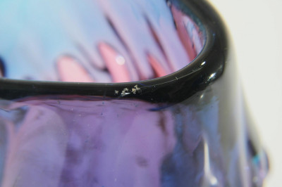 Auguste Jean Enameled Colored Glass Vase, 1900