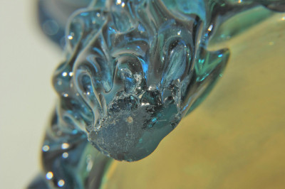 Auguste Jean - Colored Glass Salamander Vase, 1900