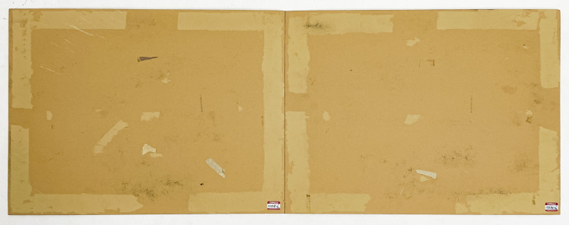 Lowell Nesbitt - Study for Mural at Treasure Island Naval History Museum