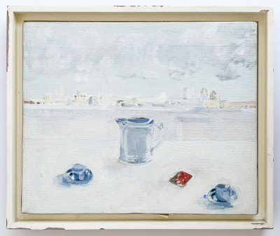 Cornelia Brendel Foss - Untitled (Still Life with Cityscape)