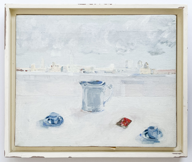 Cornelia Brendel Foss - Untitled (Still Life with Cityscape)