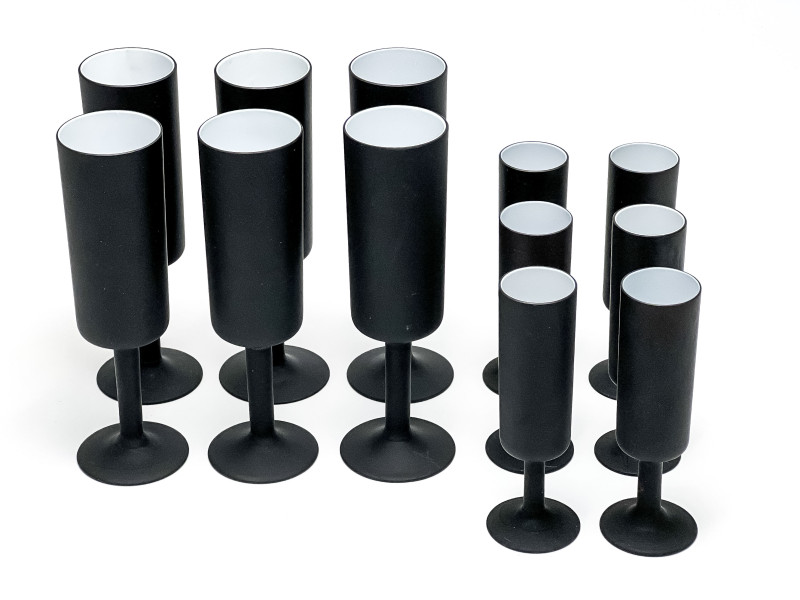 Carlo Moretti - Stemware in Two Sizes, 12 Pcs