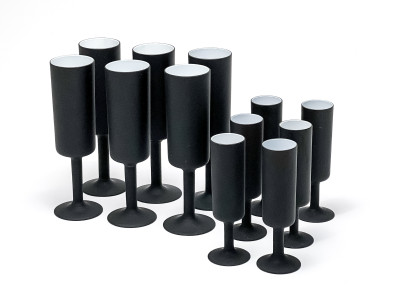 Carlo Moretti - Stemware in Two Sizes, 12 Pcs