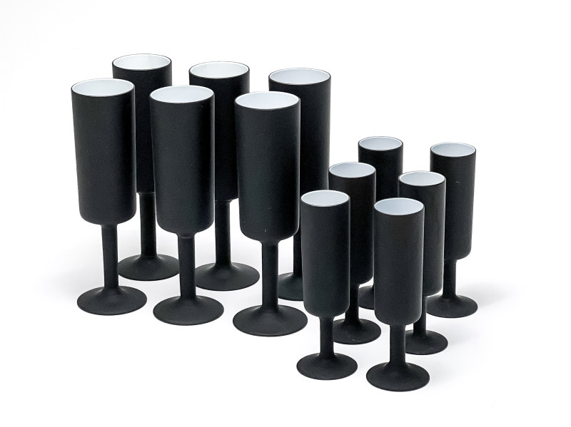 Carlo Moretti - Stemware in Two Sizes, 12 Pcs