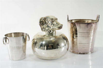 Vintage Barware Collection, Dog Head Ice Bucket