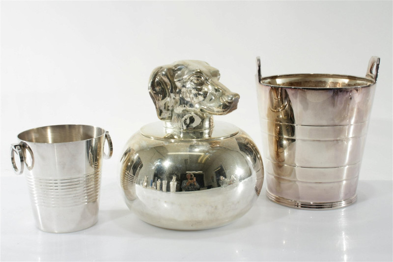 Vintage Barware Collection, Dog Head Ice Bucket