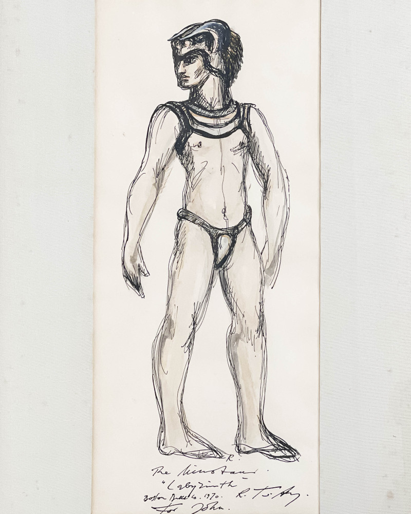 Rouben Ter-Arutunian - Costume Design for the Minotaur in "Labyrinth"