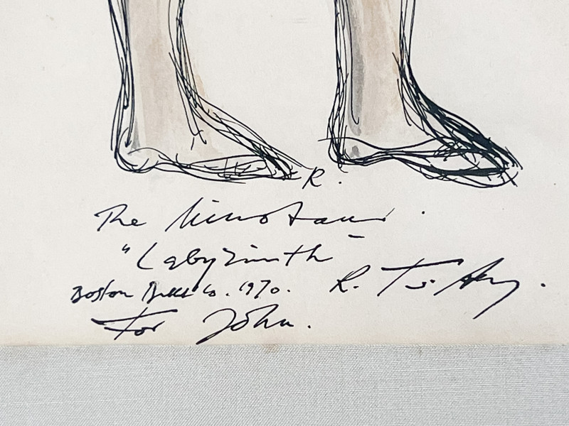 Rouben Ter-Arutunian - Costume Design for the Minotaur in "Labyrinth"