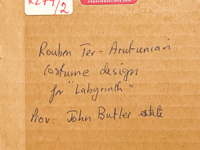 Rouben Ter-Arutunian - Costume Design for the Minotaur in "Labyrinth"