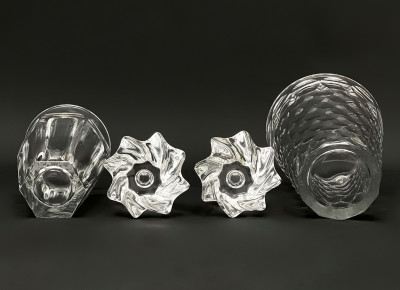 Baccarat, Saint Louis, and Others, Assorted Crystal Tableware