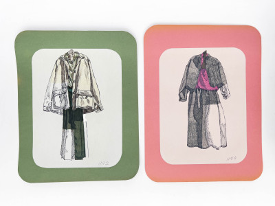 Carmelo Pomodoro - 41 Carmelo Pomodoro Illustrations for Geoffrey Beene / Takashimaya licensing